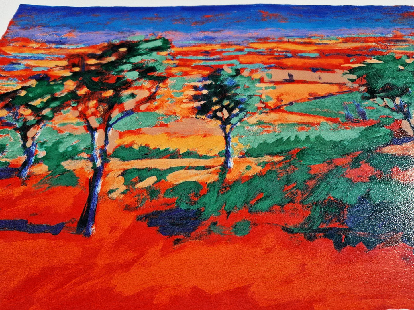 PAUL POWIS – Hill View (bez rámu), serigrafia