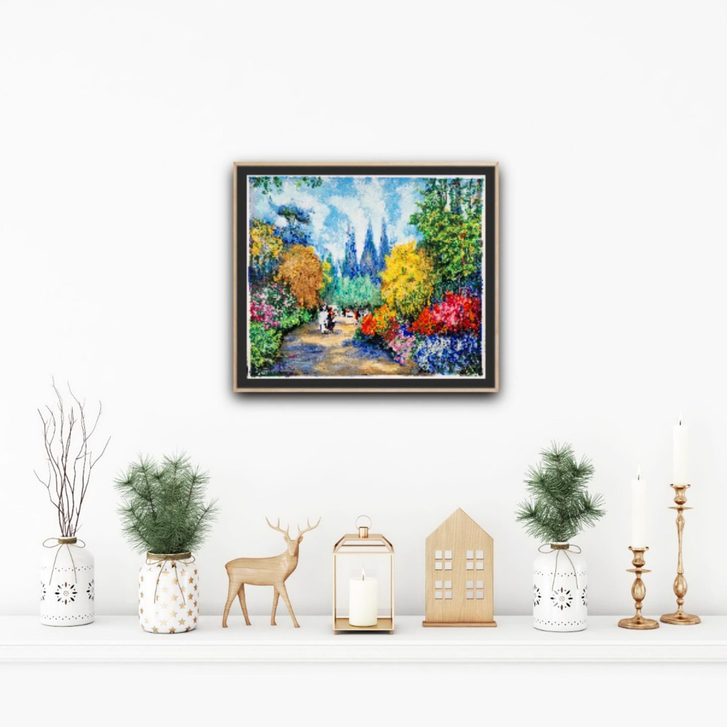 DIMITRI POLAK - Záhradná prechádzka (nerámovaná) serigrafia