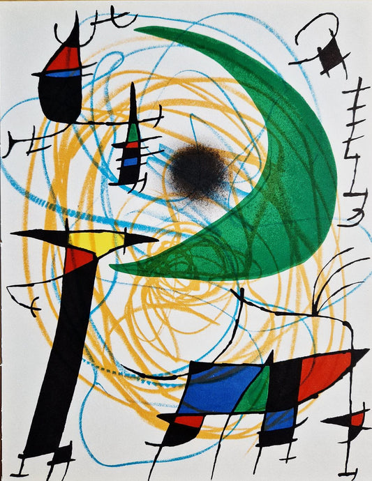 JOAN MIRO - Litografia Original II (1972) (Unframed) Lithograph