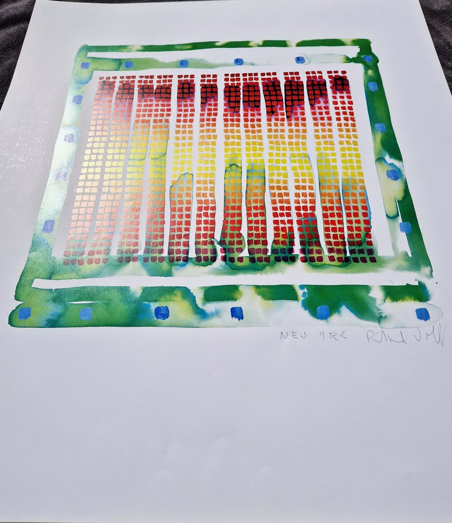 RICHARD WOLFF – New York (Bez rámu), serigrafia