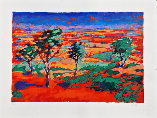PAUL POWIS – Hill View (bez rámu), serigrafia