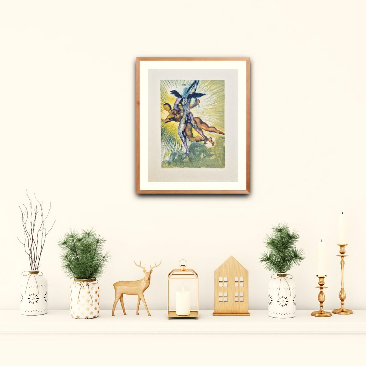 SALVADOR DALI - Angels of the Valley (Dante - Divine Comedy) (Unframed)