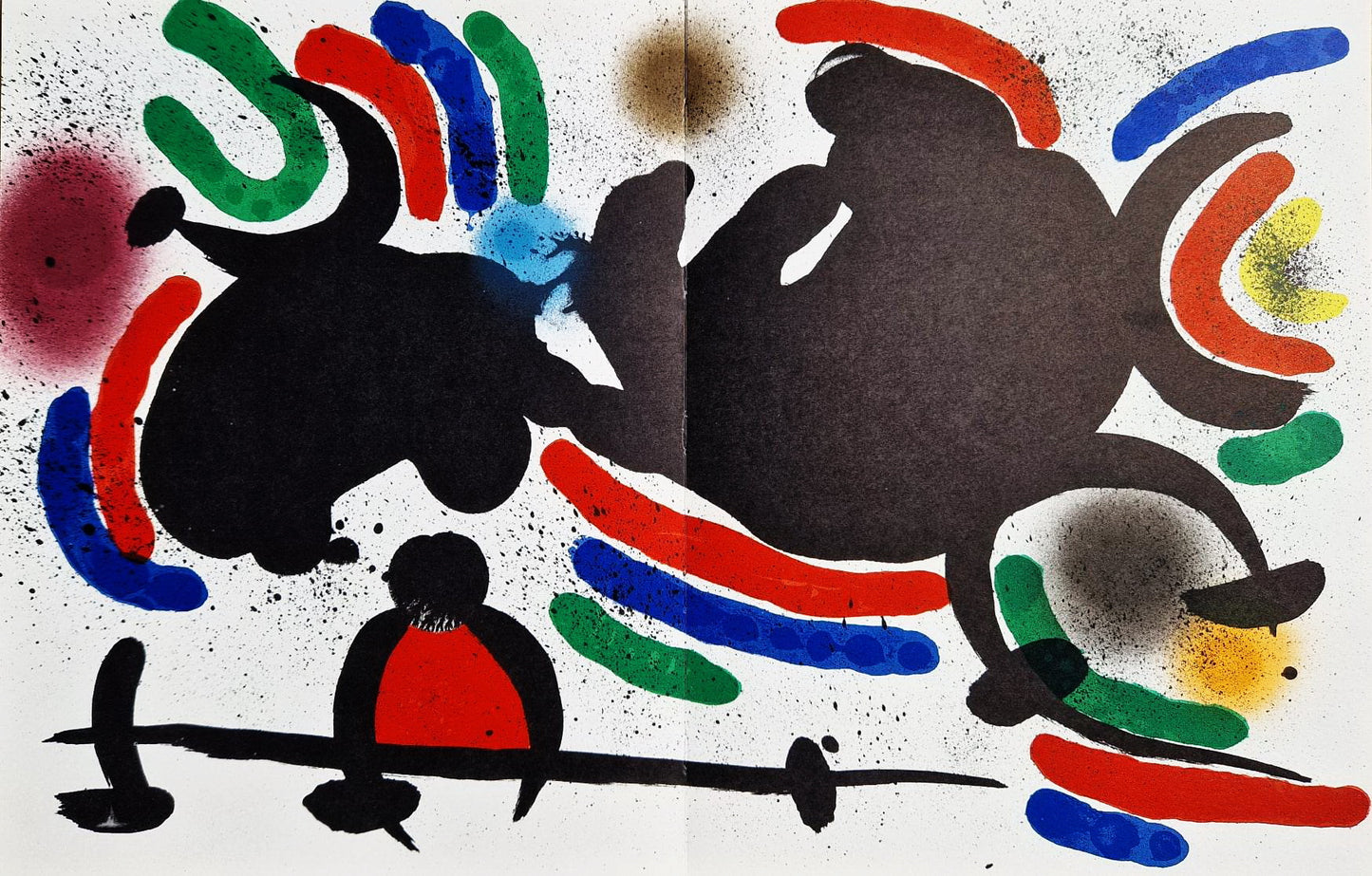 JOAN MIRO - Litografia Original IV (1972) (Unframed) Lithograph