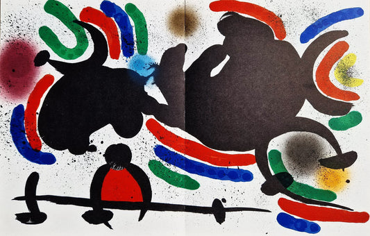 JOAN MIRO - Litografia Original IV (1972) (Unframed) Lithograph