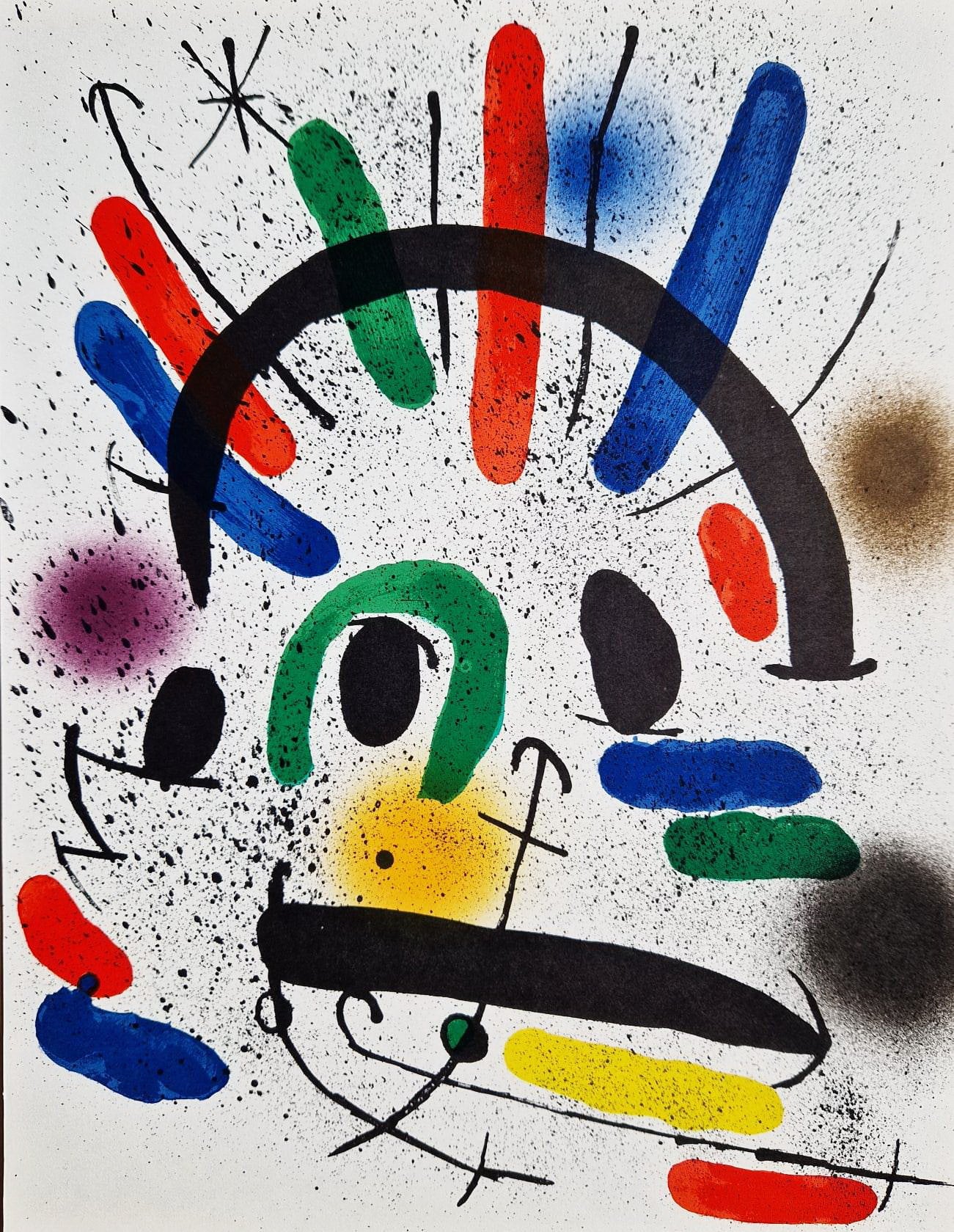 JOAN MIRO - Litografia Original II (1972) (Unframed) Lithograph