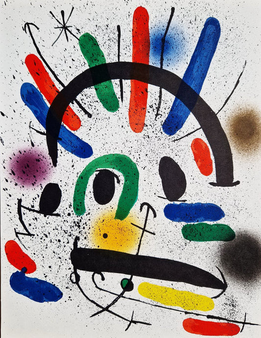 JOAN MIRO - Litografia Original II (1972) (Unframed) Lithograph