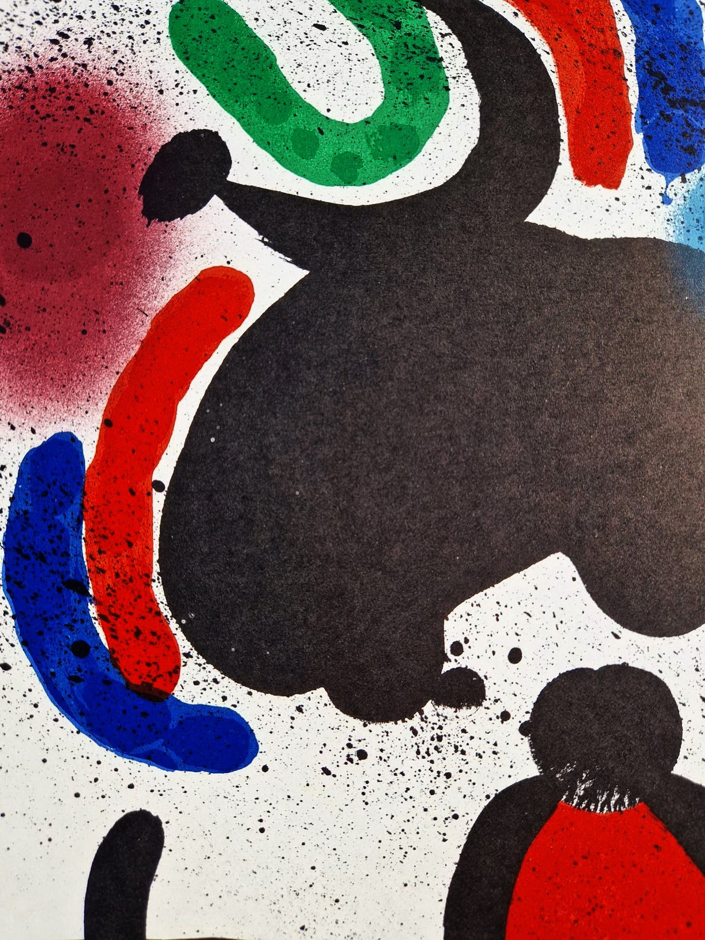 JOAN MIRO - Litografia Original IV (1972) (Unframed) Lithograph