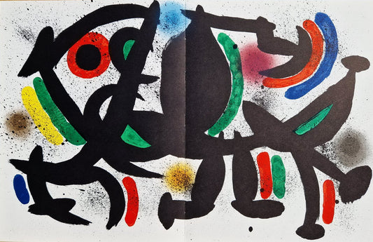 JOAN MIRO - Litografia Original VIII (1972) (Unframed) Lithograph