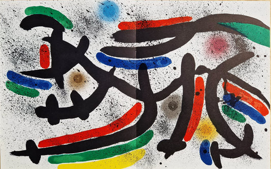 JOAN MIRO - Litografia Original IX (1972) (Unframed) Lithograph