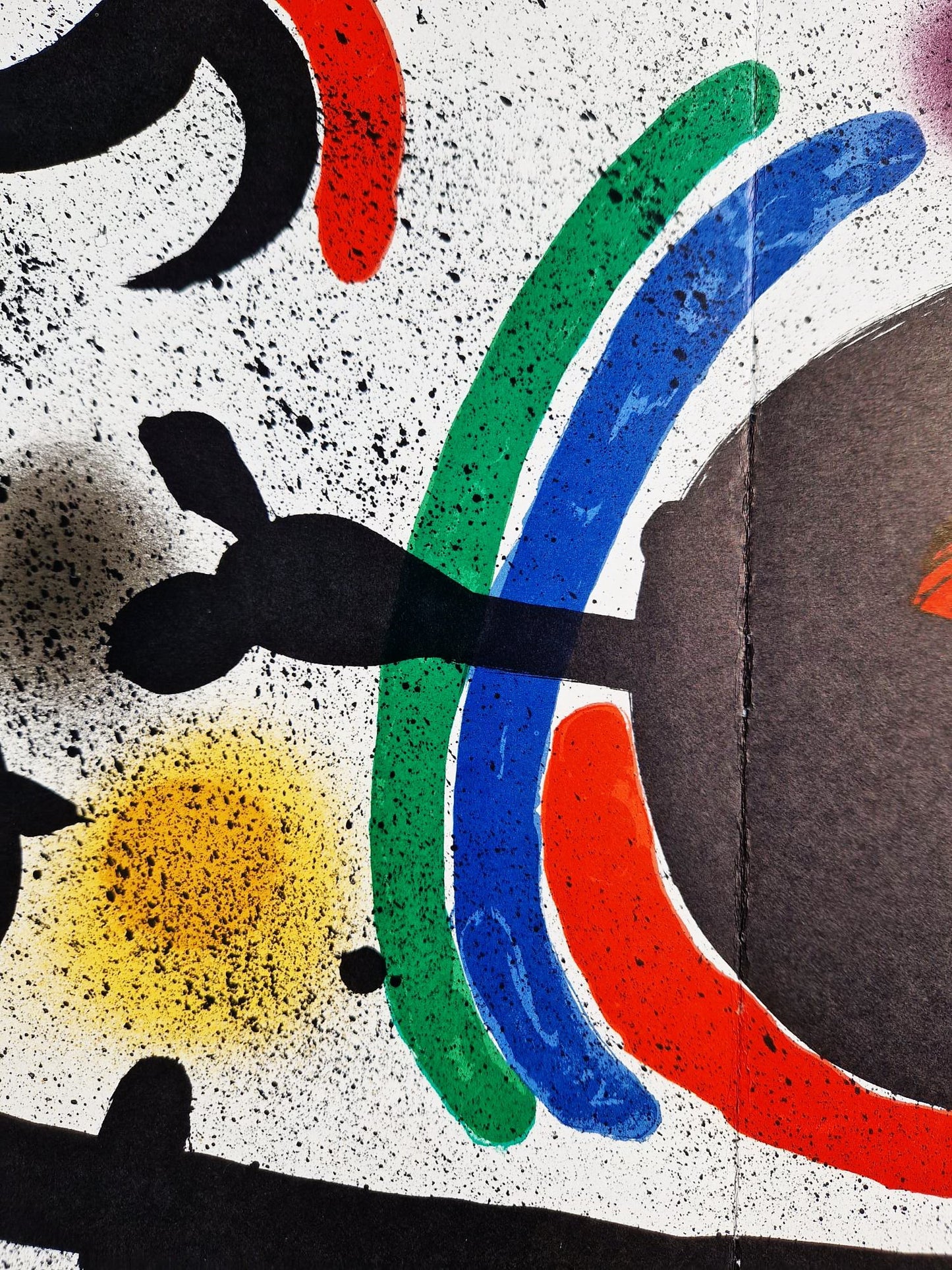 JOAN MIRO - Litografia Original X (1972) (Unframed) Lithograph