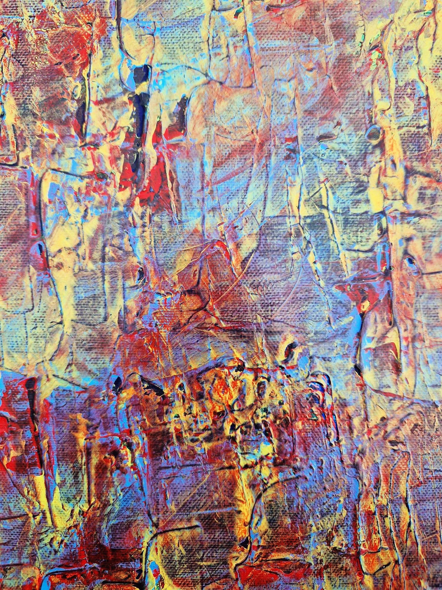 DENIS MARCON - Saigon dans les yeux N.4 (CERTIFICATE) (UNIQUE - oilpainting/acrylic)