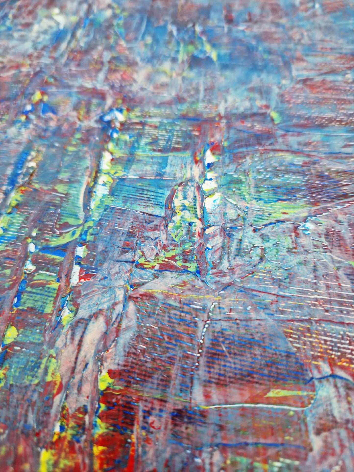 DENIS MARCON - Saigon dans les yeux N.5 (CERTIFICATE) (UNIQUE - oilpainting/acrylic)