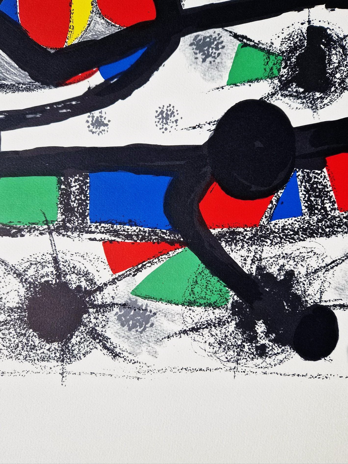 JOAN MIRO - Peinture = Poésie (1976) (Unframed) Lithograph