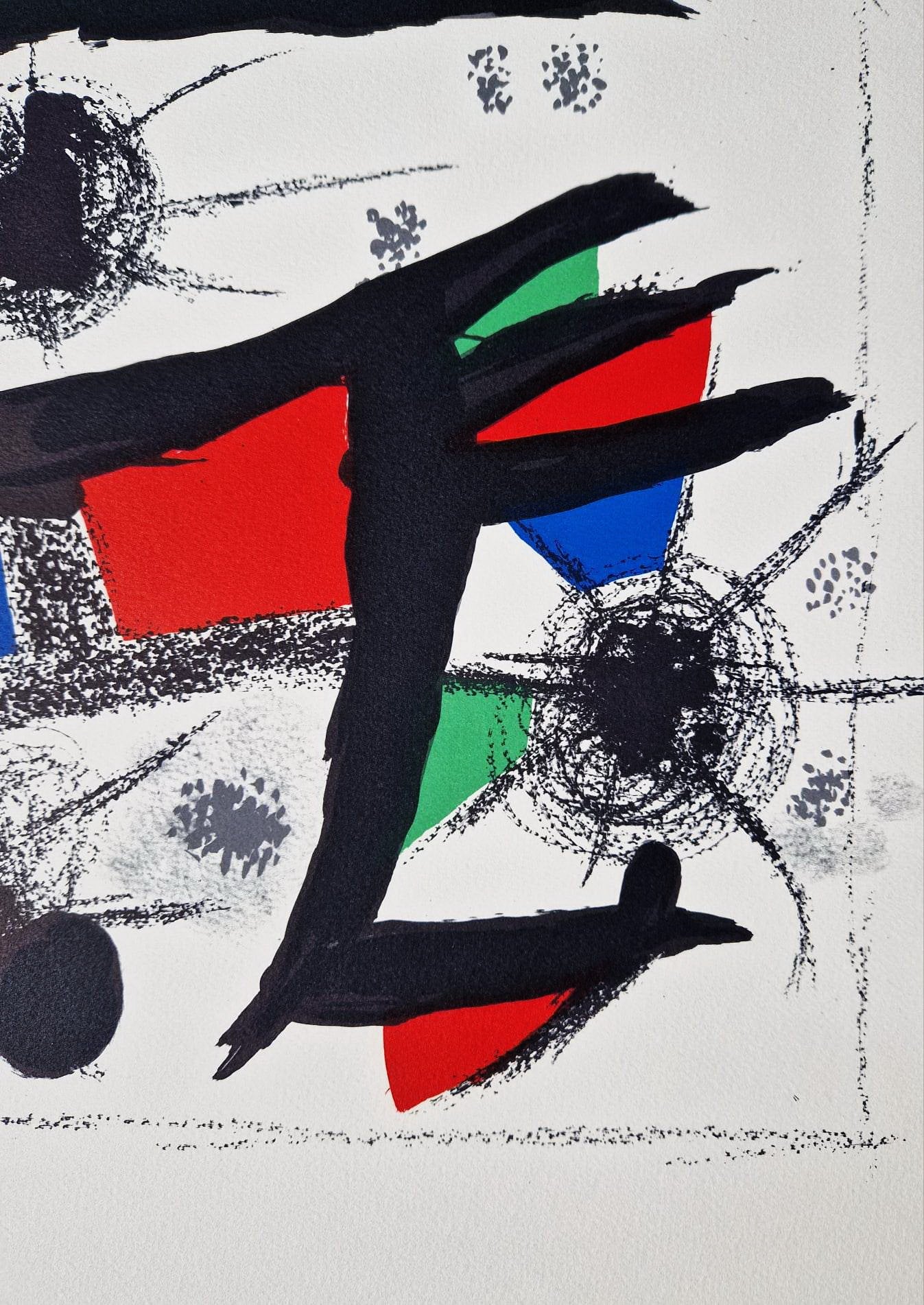 JOAN MIRO - Peinture = Poésie (1976) (Unframed) Lithograph