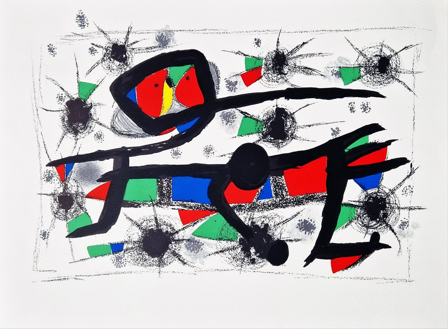 JOAN MIRO - Peinture = Poésie (1976) (Unframed) Lithograph