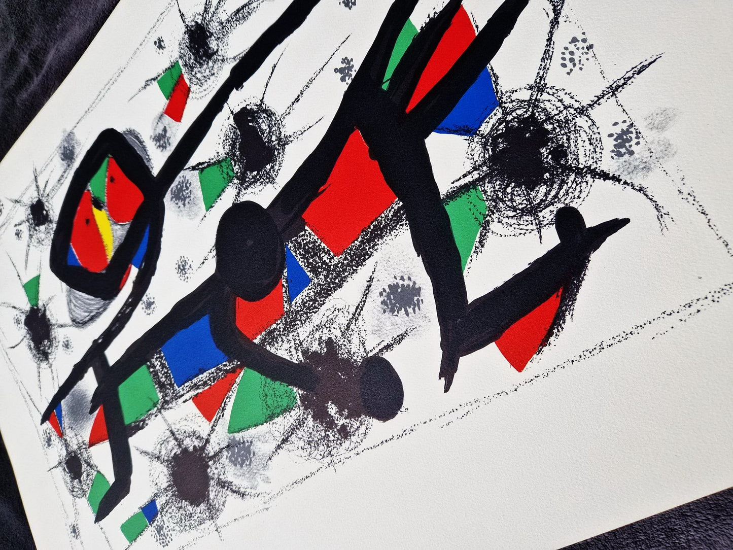 JOAN MIRO - Peinture = Poésie (1976) (Unframed) Lithograph
