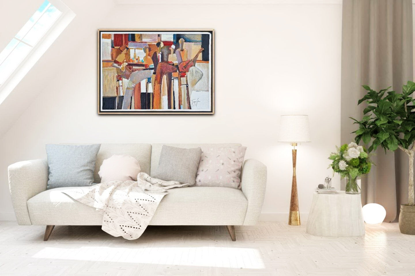 YURI TREMLER - Music at the Bar (Unframed), Serigraph