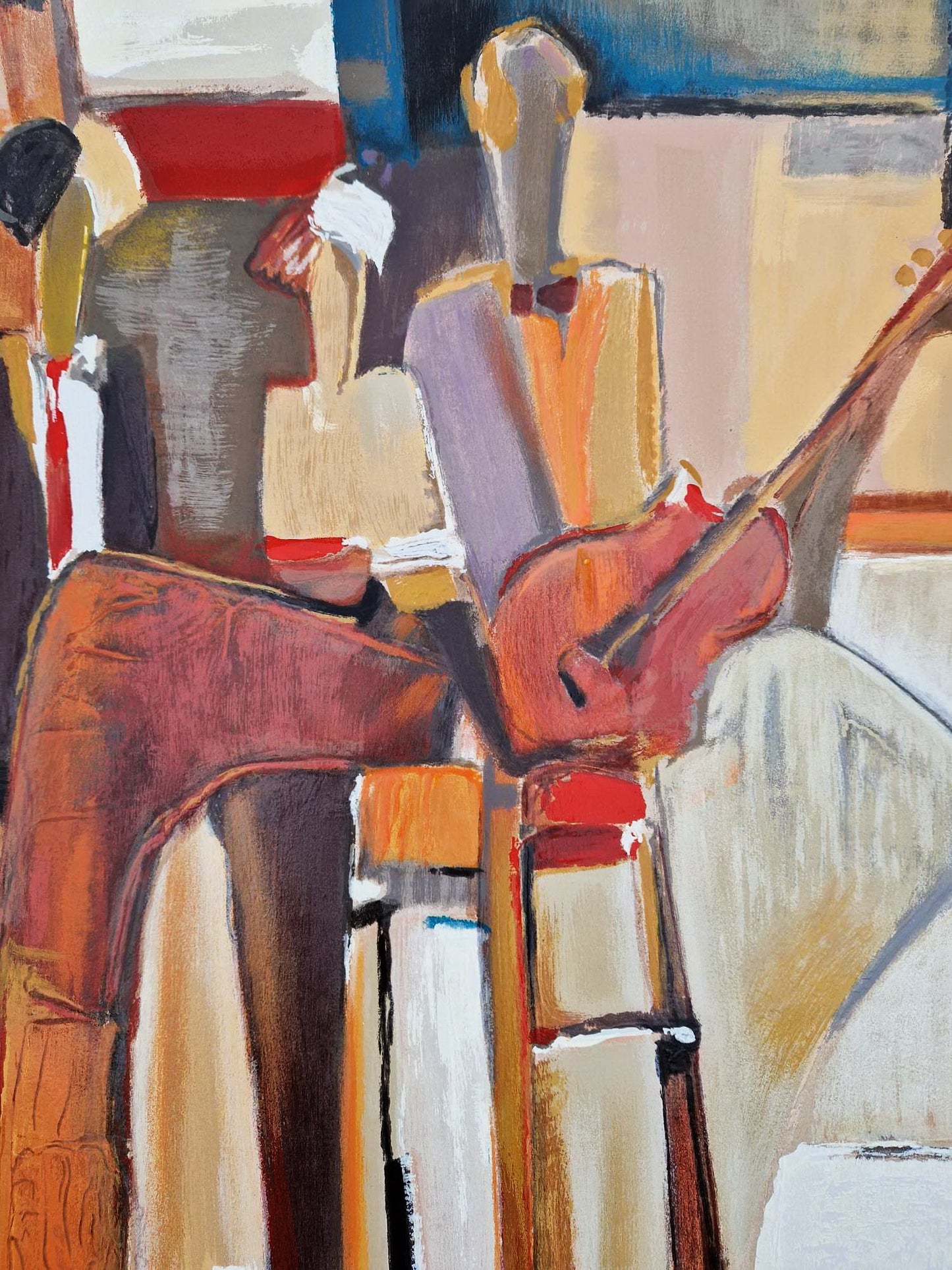 YURI TREMLER - Music at the Bar (Unframed), Serigraph
