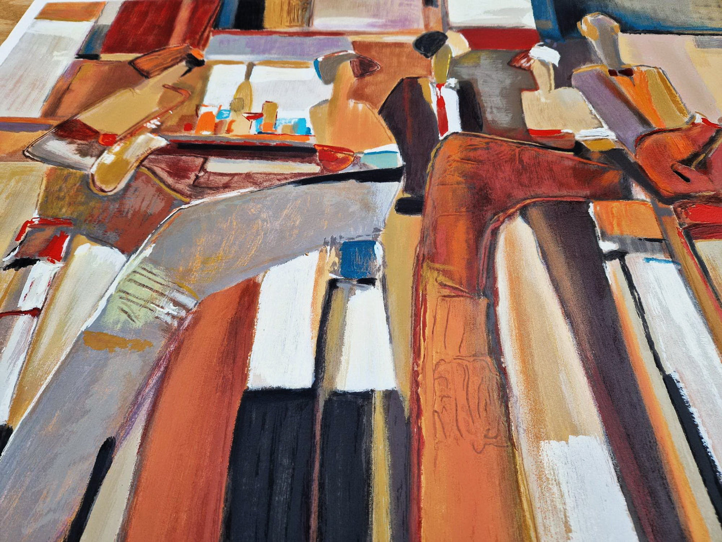 YURI TREMLER - Music at the Bar (Unframed), Serigraph