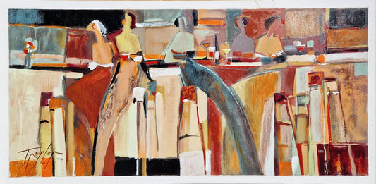 YURI TREMLER - Girlfriends (DISCOUNT!) (Unframed), Serigraph