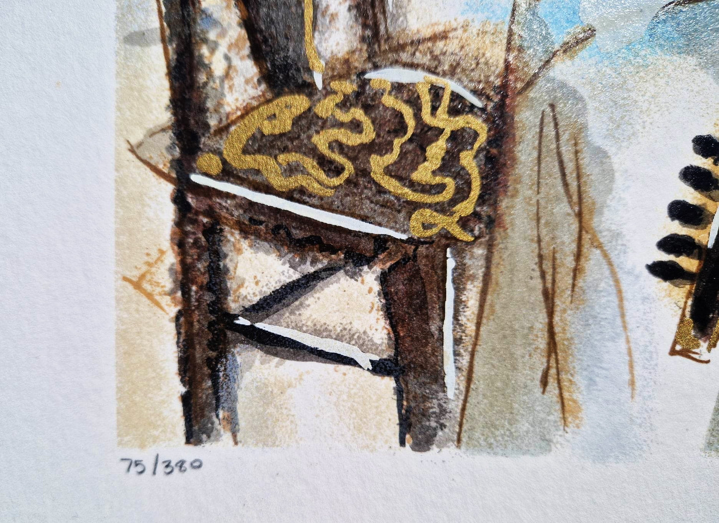 MICHAEL ROZENVAIN - A Terrace in Venice (Unframed) Serigraph