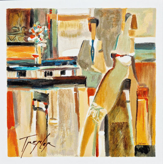 YURI TREMLER - Coctail III (Unframed), Serigraph