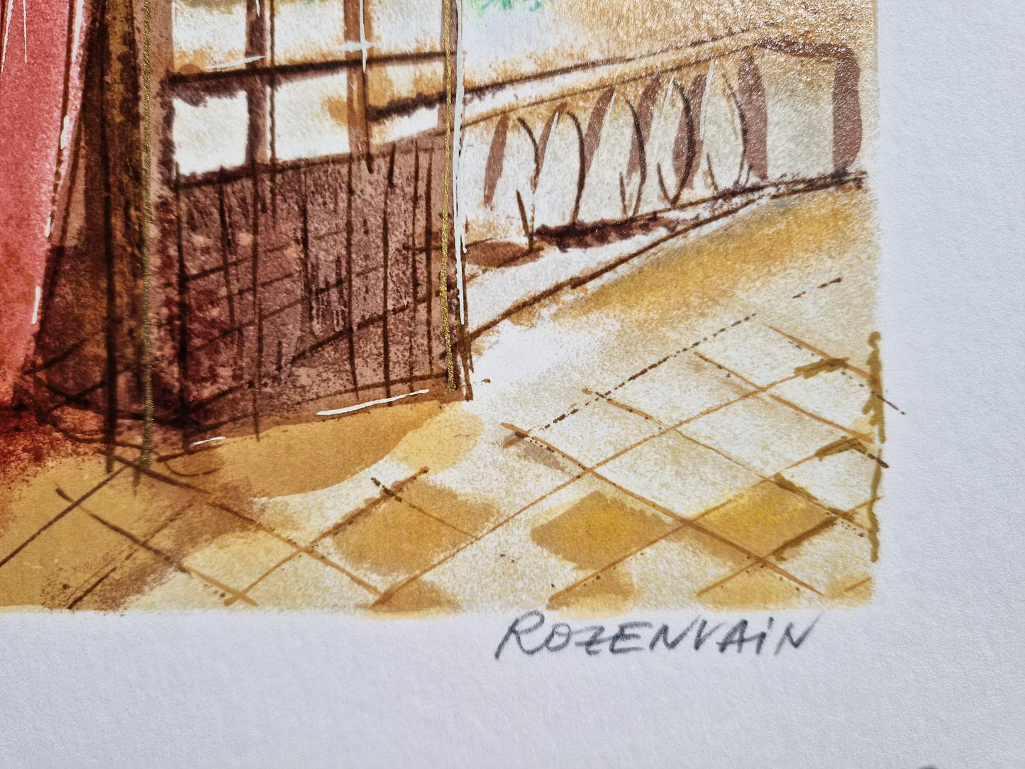 MICHAEL ROZENVAIN - Afternoon Rehearsal (Unframed) Serigraph