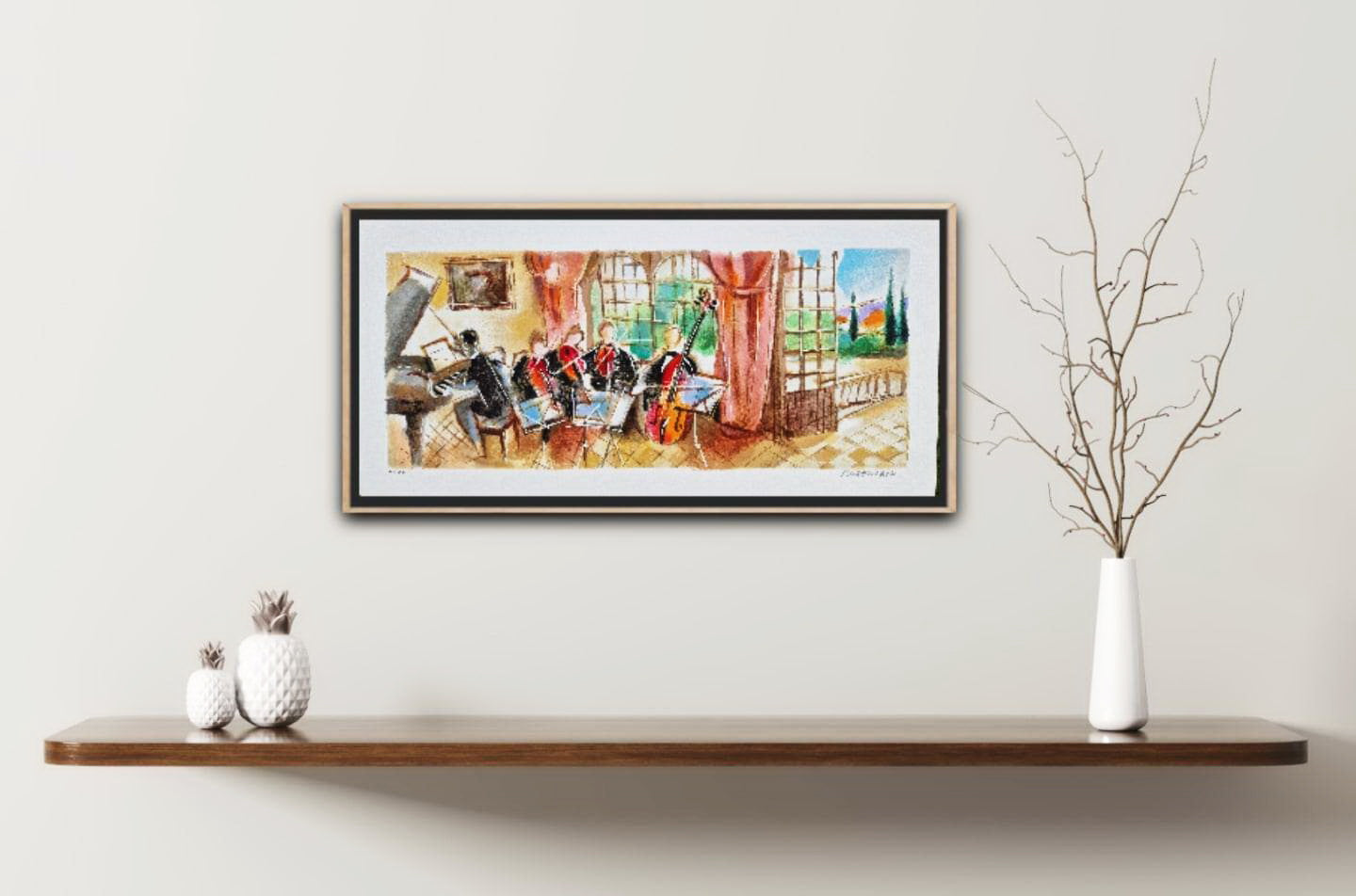 MICHAEL ROZENVAIN - Afternoon Rehearsal (Unframed) Serigraph