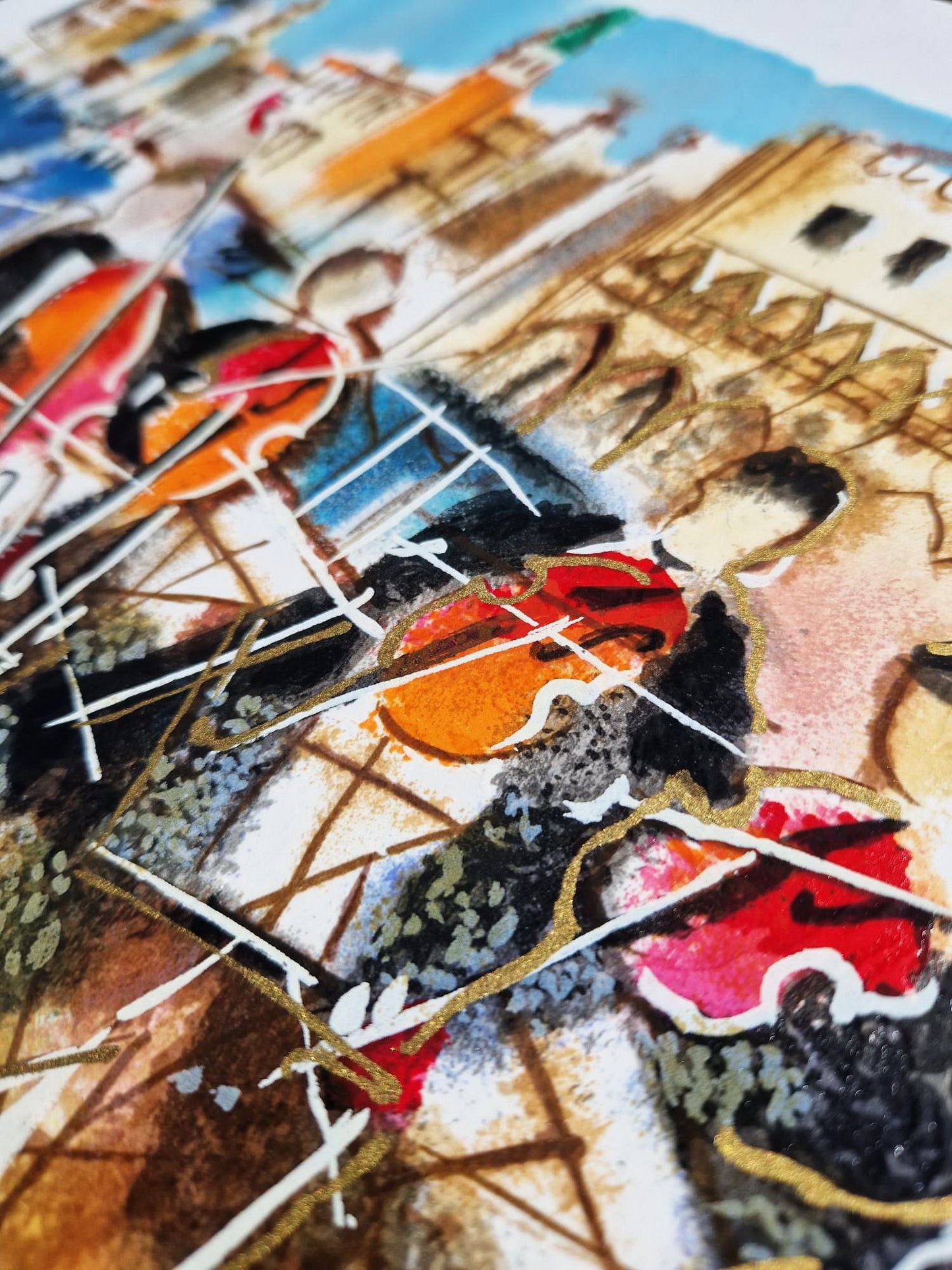 MICHAEL ROZENVAIN - Orchestral Balcony II (Unframed) Serigraph