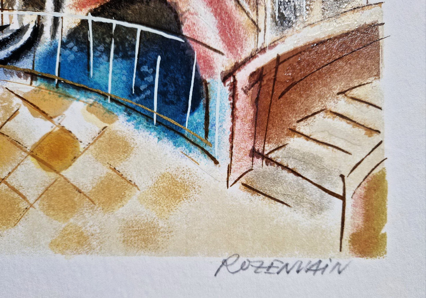 MICHAEL ROZENVAIN - Orchestral Balcony II (Unframed) Serigraph