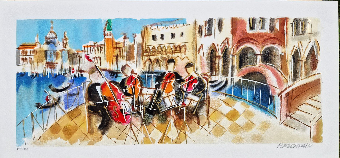 MICHAEL ROZENVAIN - Orchestral Balcony II (Unframed) Serigraph