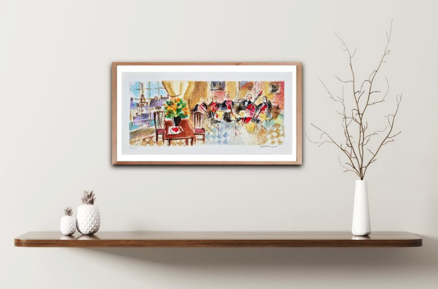 MICHAEL ROZENVAIN - Parisian Quintet (Unframed) Serigraph