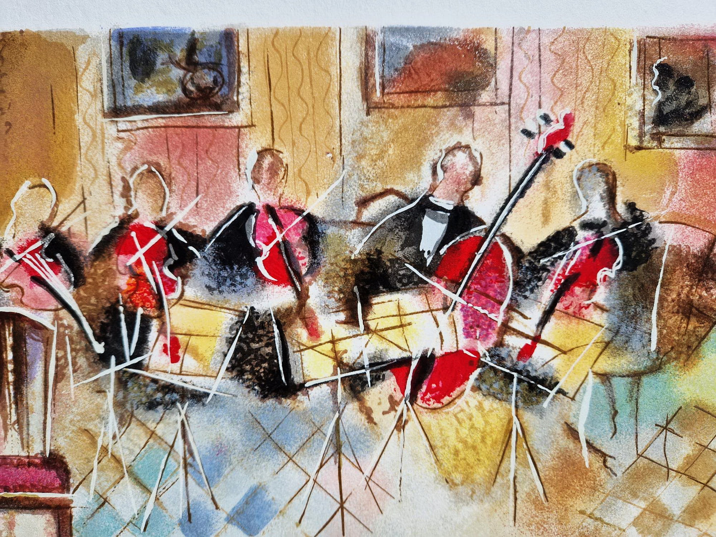 MICHAEL ROZENVAIN - Parisian Quintet (Unframed) Serigraph