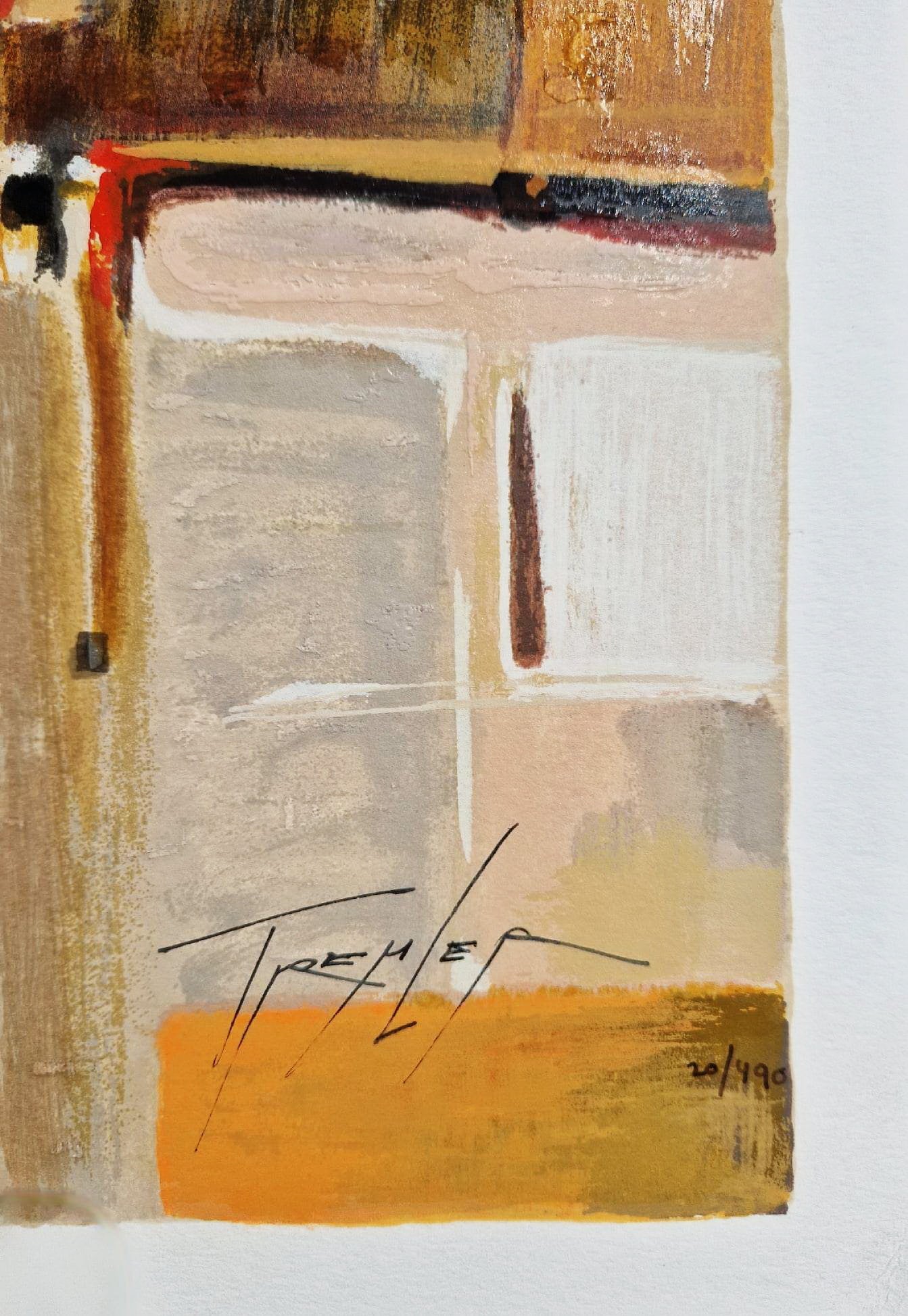 YURI TREMLER - Jazz Serenade (Unframed), Serigraph