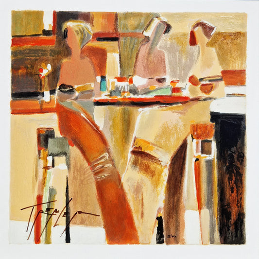 YURI TREMLER - The Conversation (Unframed), Serigraph
