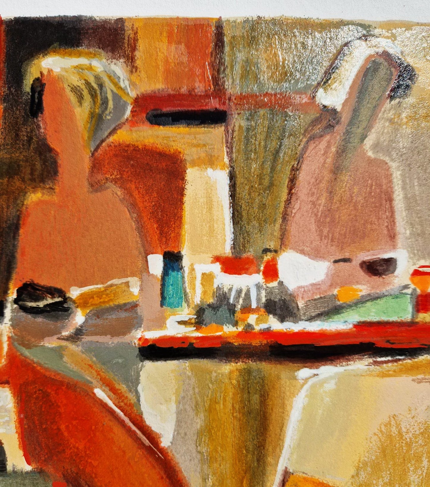 YURI TREMLER - The Conversation (Unframed), Serigraph