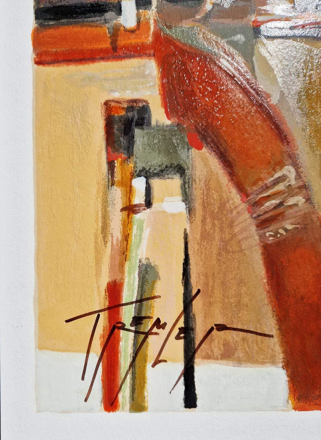 YURI TREMLER - The Conversation (Unframed), Serigraph