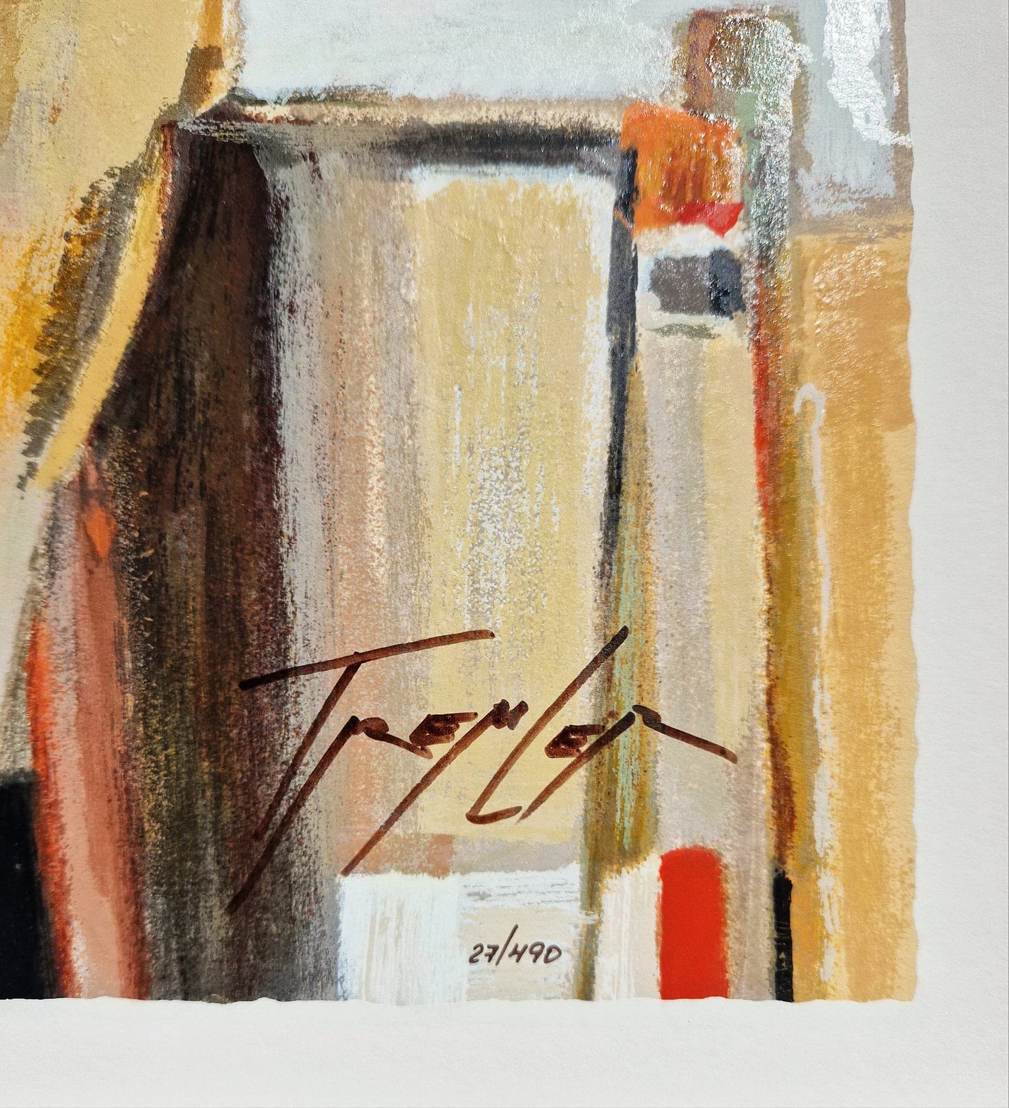 YURI TREMLER – Barová scéna I (bez rámu), Serigrafia