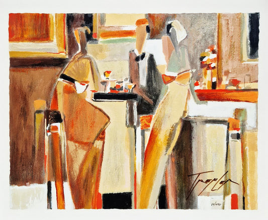 YURI TREMLER - Bar Scene I (Unframed), Serigraph