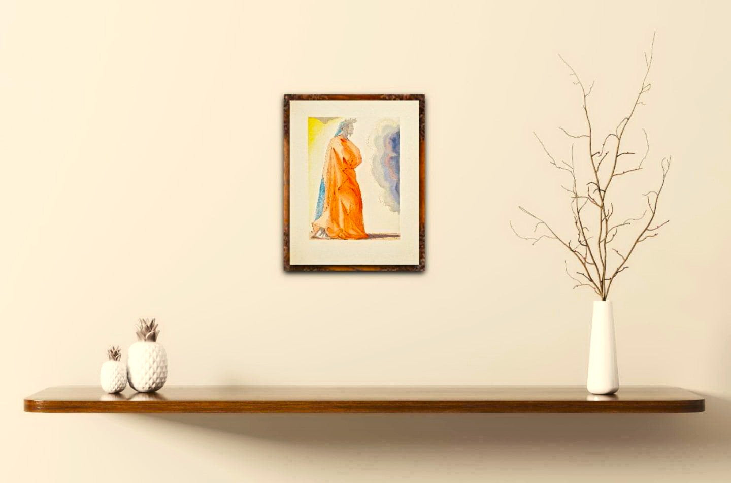 SALVADOR DALI - Dante at the Entrance to Paradise (Dante - Divine Comedy) (Unframed) Woodcut