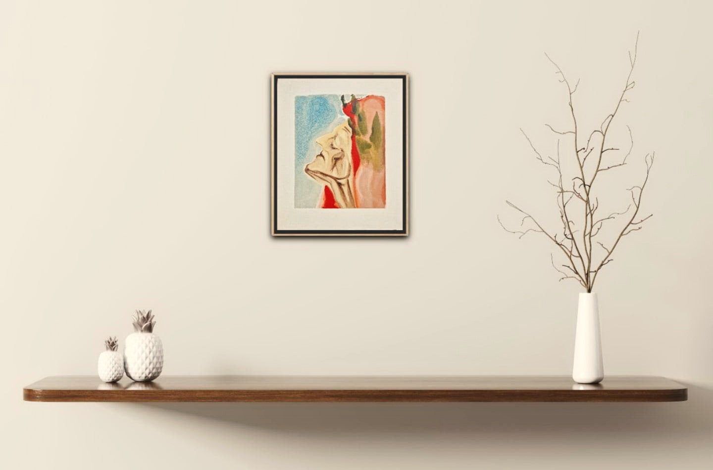 SALVADOR DALI - Dante in Doubt (Dante - Divine Comedy) (Unframed)