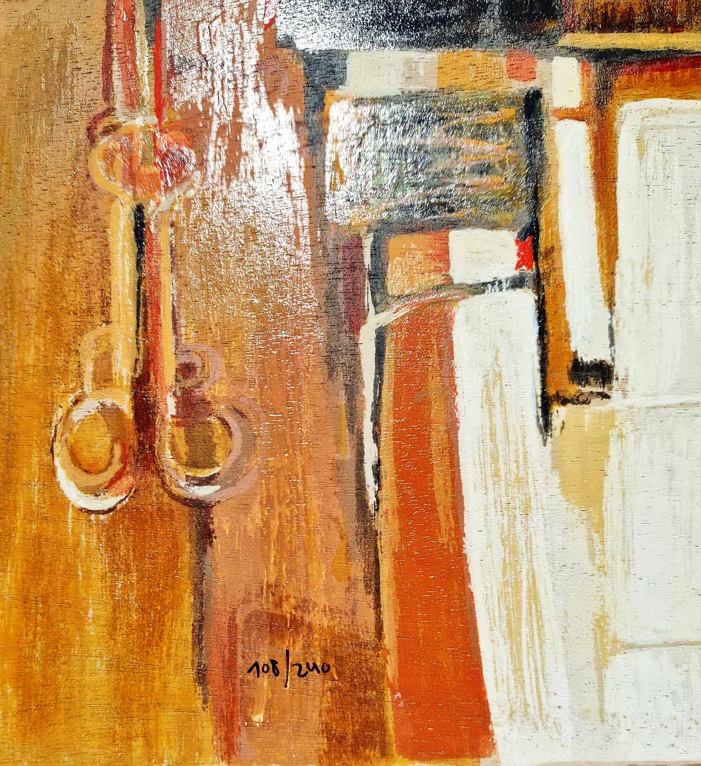 YURI TREMLER - Jazz Serenade (Unframed), Serigraph on Wood Panel
