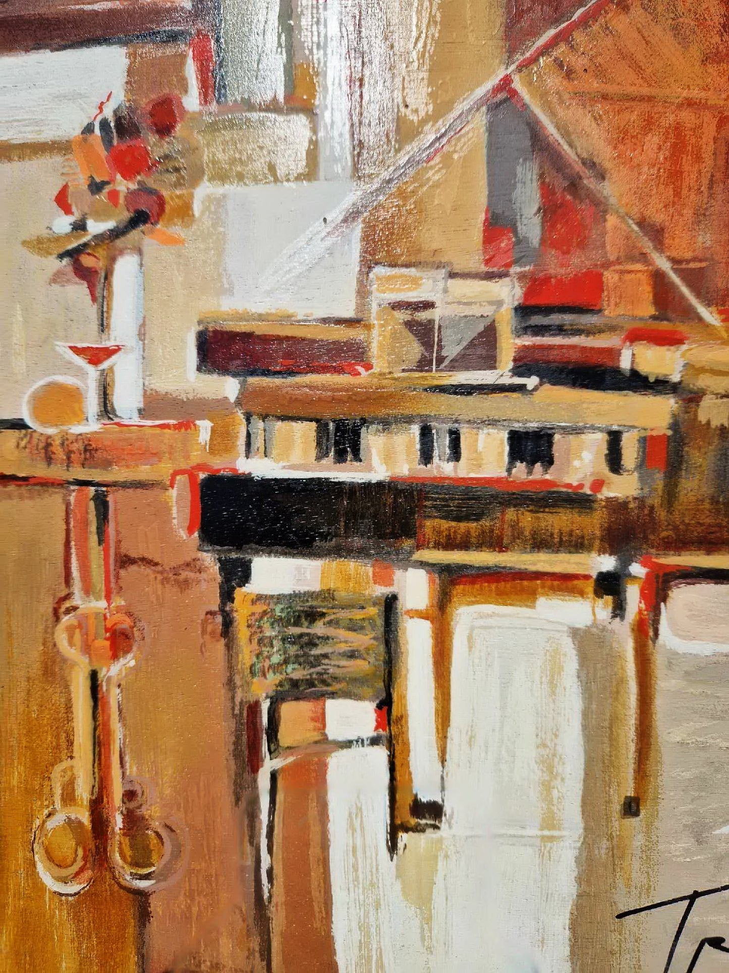 YURI TREMLER - Jazz Serenade (Unframed), Serigraph on Wood Panel