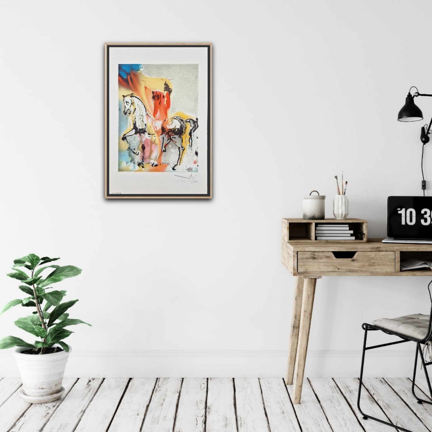 SALVADOR DALI - Le Chevalier Chretien (Certificate) (Unframed) Original lithograph by S.P.A.D.E.M (Israel)