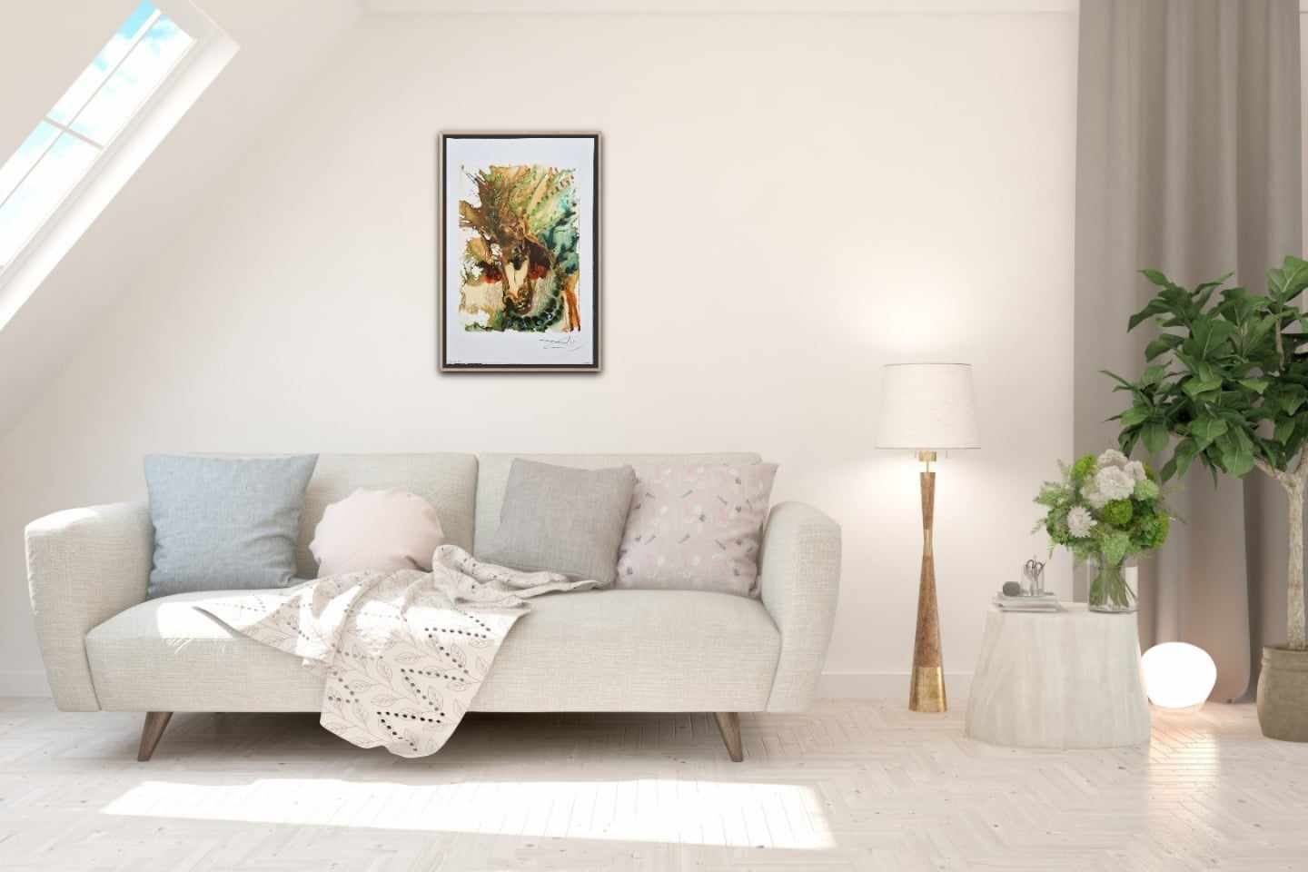 SALVADOR DALI - Bucephale (CERTIFICATE) (Unframed) Original lithograph by S.P.A.D.E.M (Israel)