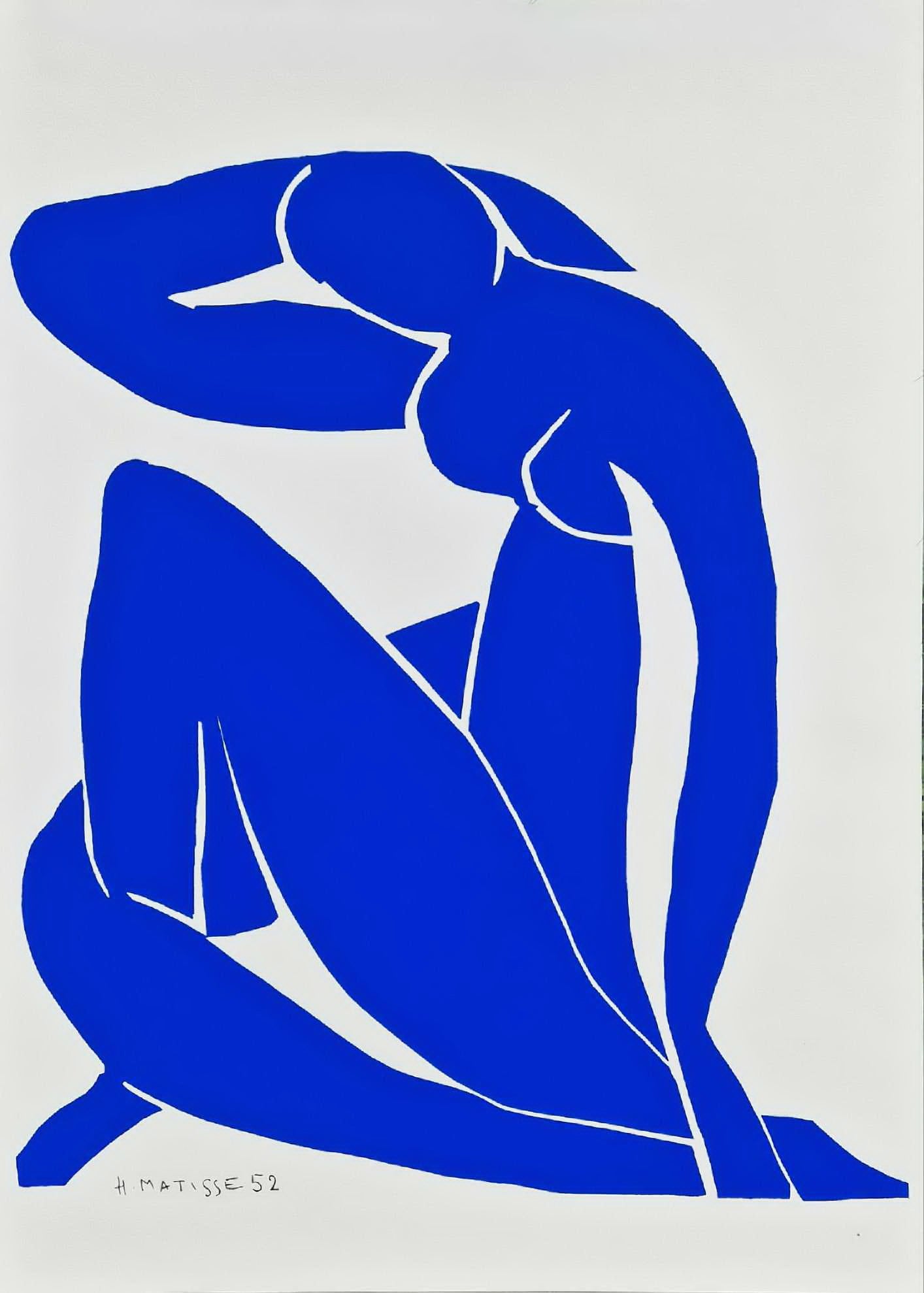 Henri Matisse - Blue Nude II (large format) (Unframed) Serigraphy