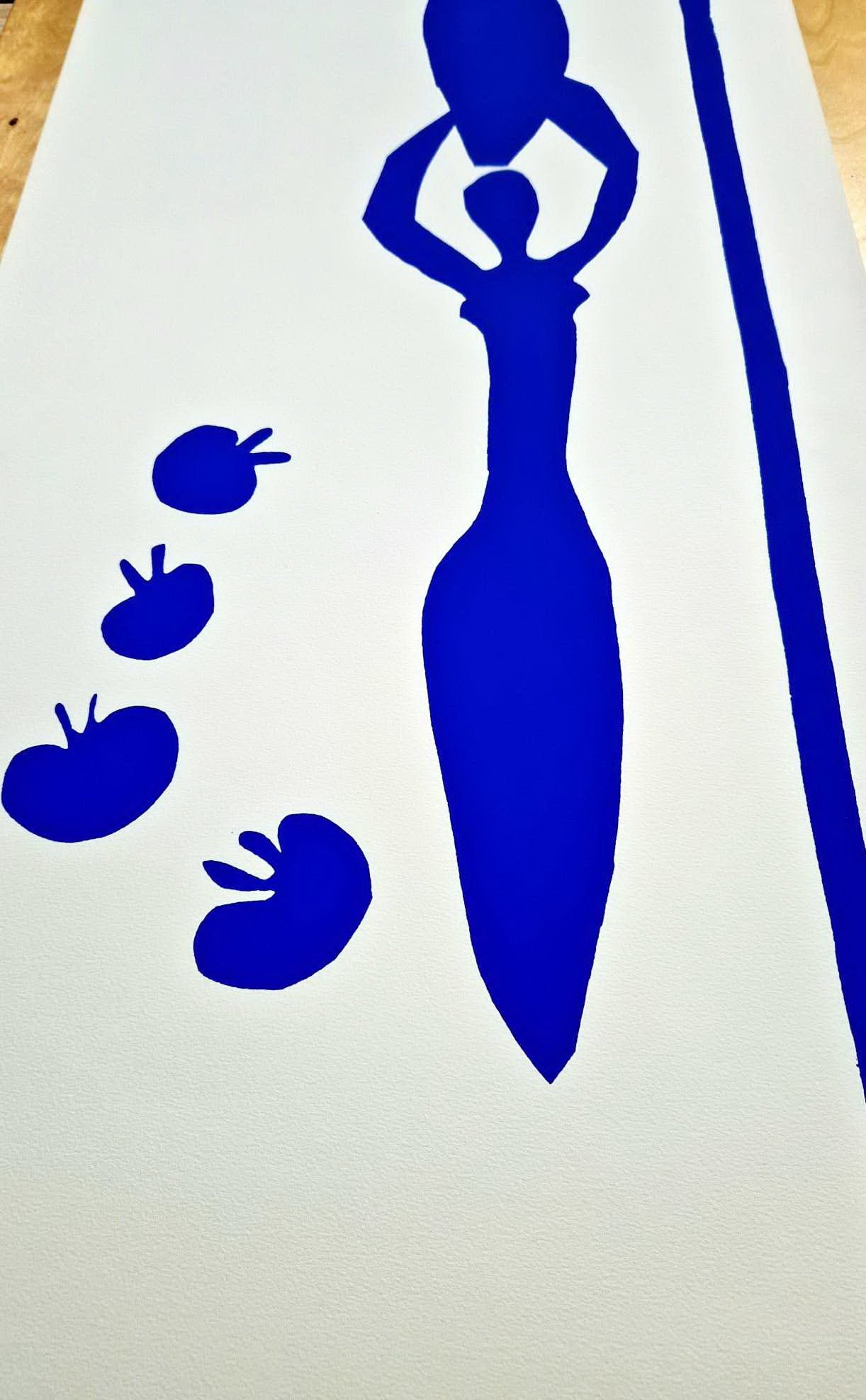 Henri Matisse - Femme a l'Amphore et Grenades (Unframed) Serigraphy