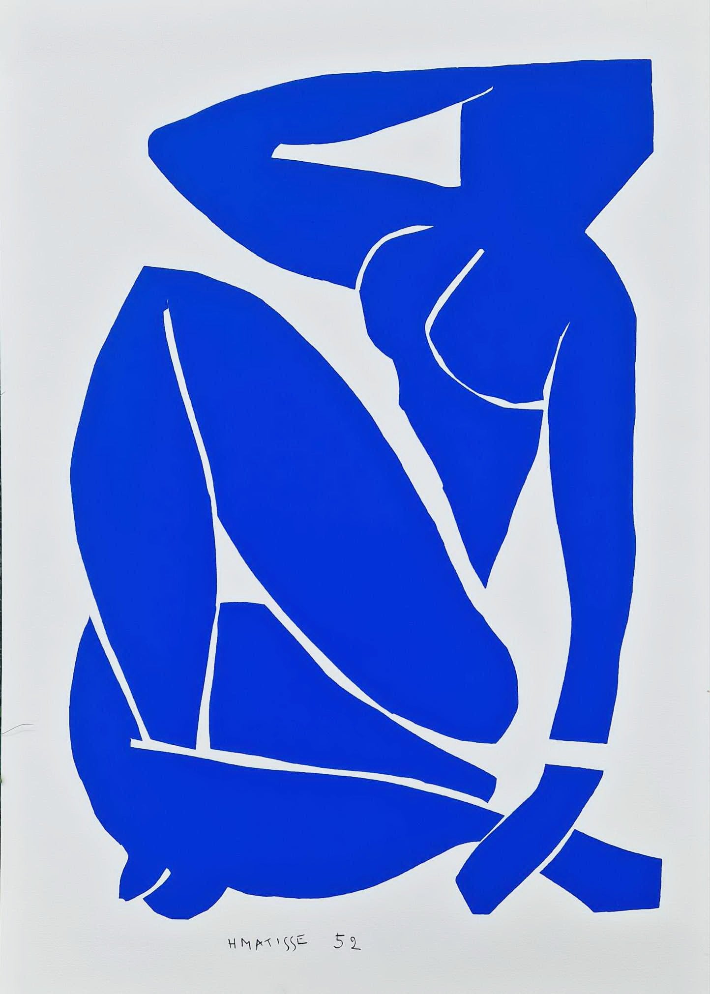 Henri Matisse - Blue Nude III (Large Format) (Unframed) Serigraphy