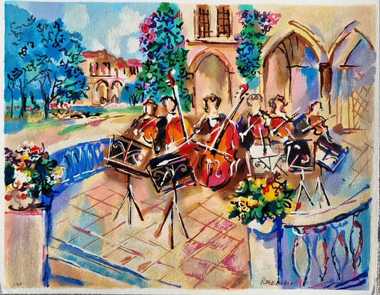 MICHAEL ROZENVAIN - Orchestral Balcony (Unframed) Serigraph
