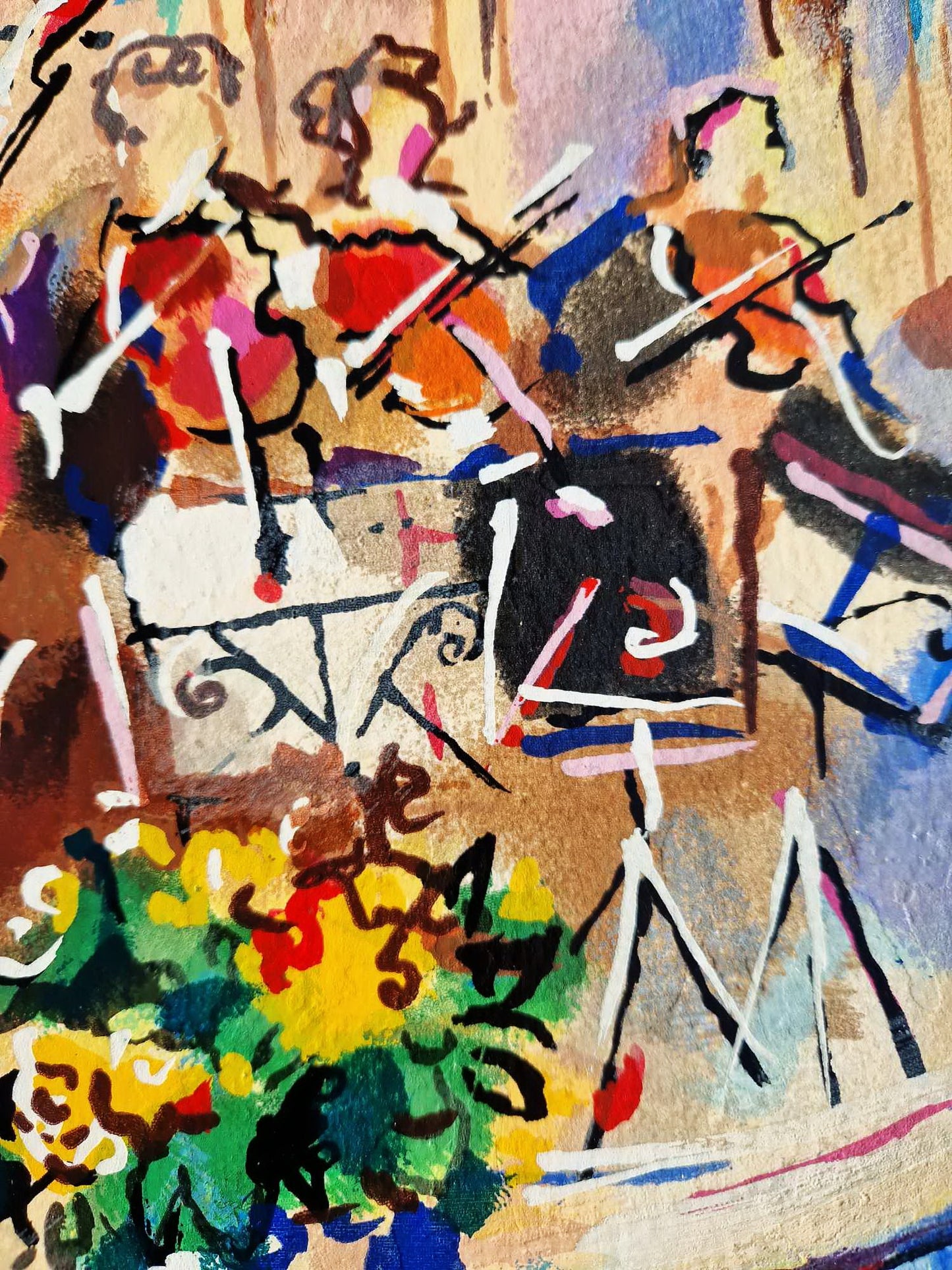 MICHAEL ROZENVAIN - Orchestral Balcony (Unframed) Serigraph